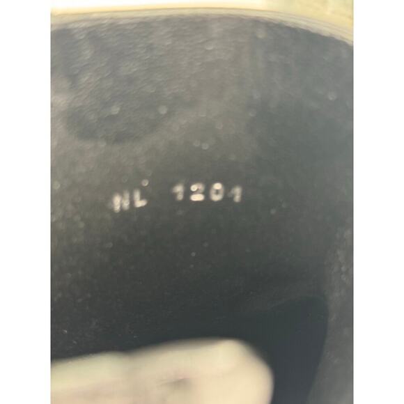 Louis Vuitton Calfskin Bliss Ankle Boots Black Chunky Monogram Block Heel 34 US4 - Picture 5 of 7